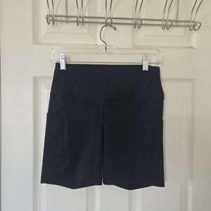 Yogalicious Black Bike Shorts for Women